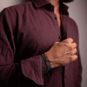 Xacus Camicia Borgogna