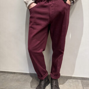 White Sand Pantalone Borgogna