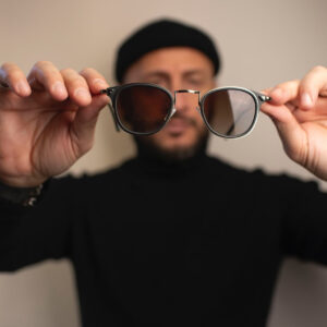 Occhiali Morris black/brown Buio concept brand