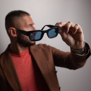 Occhiale Groove matte Buio concept brand