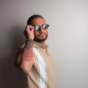 Occhiale Hexagon Brown Buio concept brand