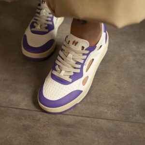 Sneaker Foamers off white-violet