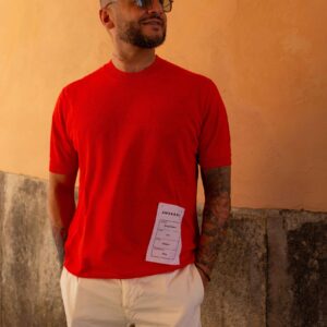 T-Shirt AMARANTO in Lino