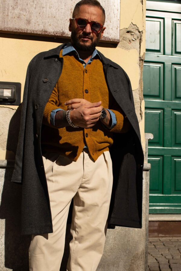 Cardigan David Universal Works - immagine 6