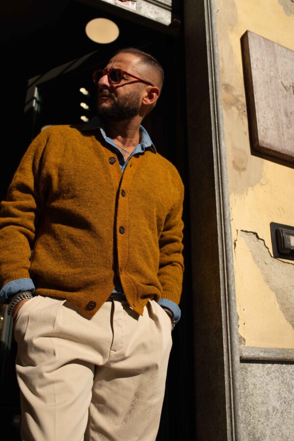 Cardigan David Universal Works - immagine 4