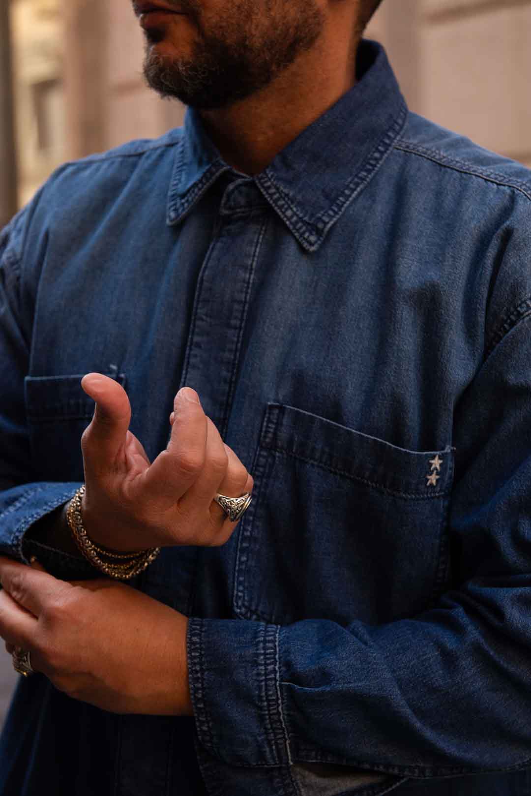 Camicia Seth Icon Denim - immagine 2