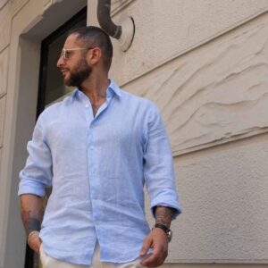Camicia lino XACUS