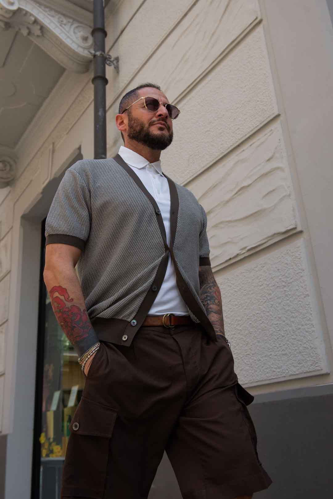 Gilet manica corta BUiO concept brand - immagine 2