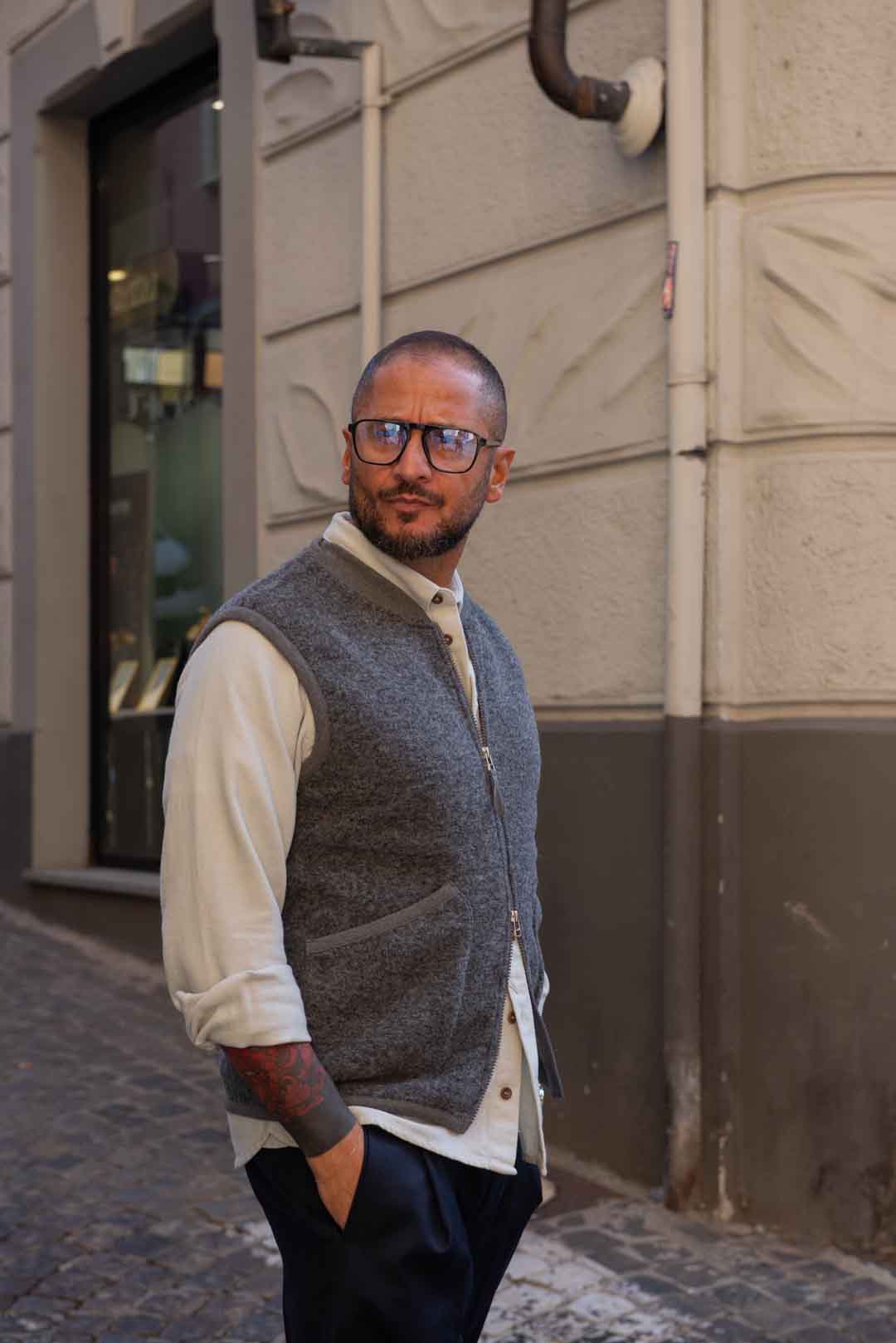 Zip Waistcoat Universal Works - immagine 2